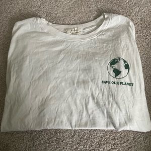 Save our planet crop top